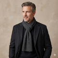 Gentleman's Classic Scarf | Charcoal Grey